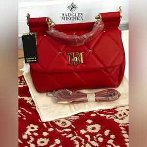 NWT Badgley Mischka Satchel Crossbody